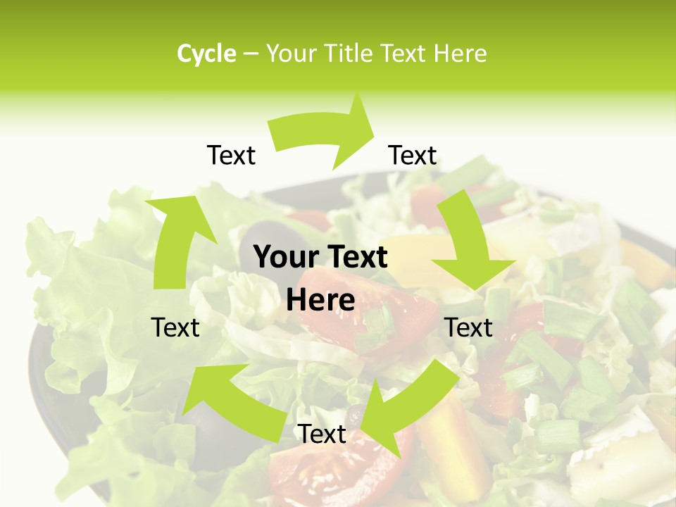 Vegetarian Bright Nutritious PowerPoint Template