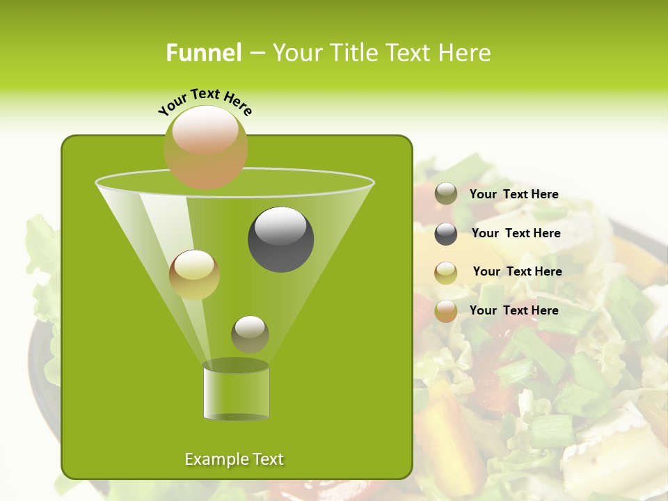 Vegetarian Bright Nutritious PowerPoint Template