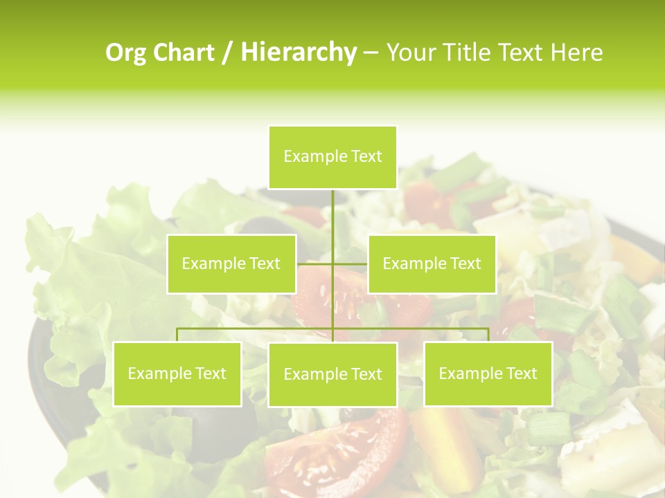 Vegetarian Bright Nutritious PowerPoint Template