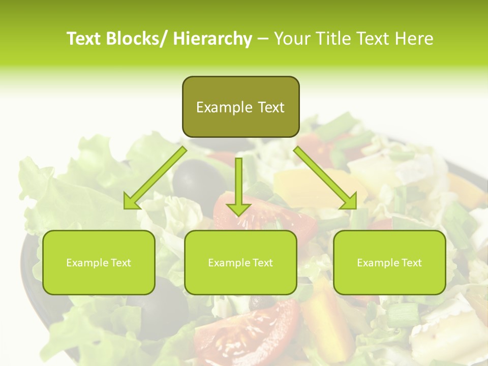 Vegetarian Bright Nutritious PowerPoint Template