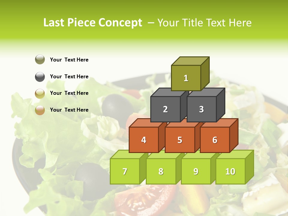 Vegetarian Bright Nutritious PowerPoint Template