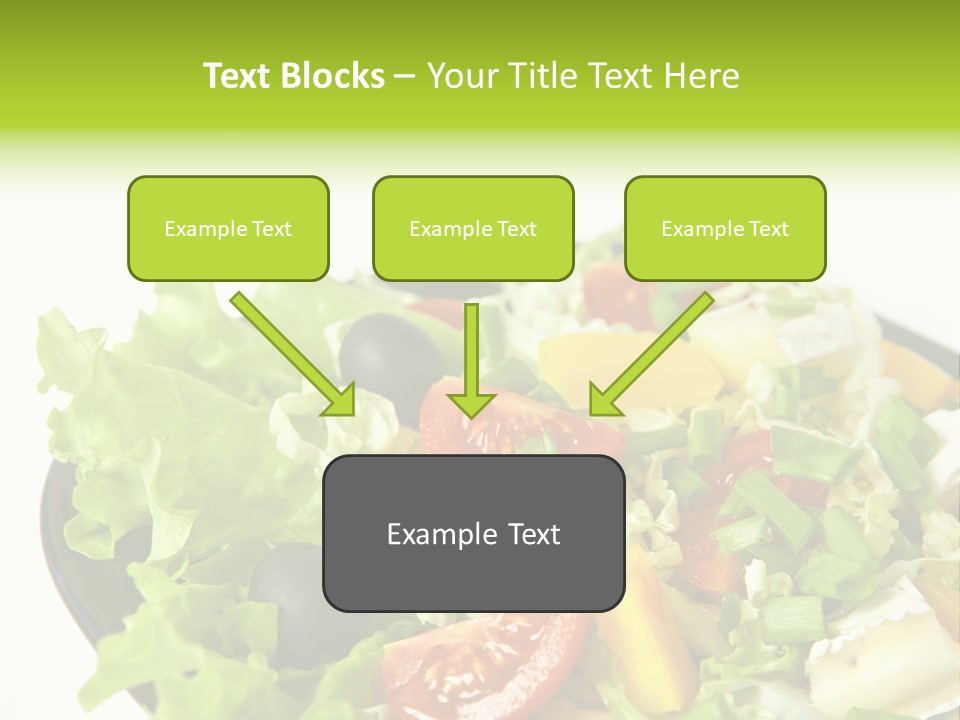 Vegetarian Bright Nutritious PowerPoint Template