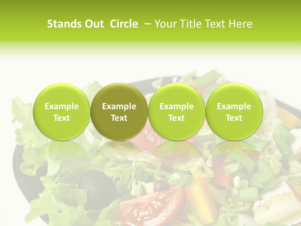 Vegetarian Bright Nutritious PowerPoint Template
