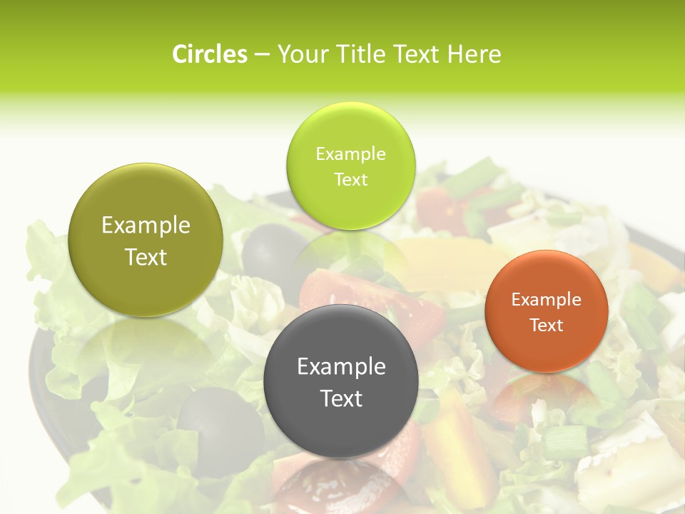 Vegetarian Bright Nutritious PowerPoint Template