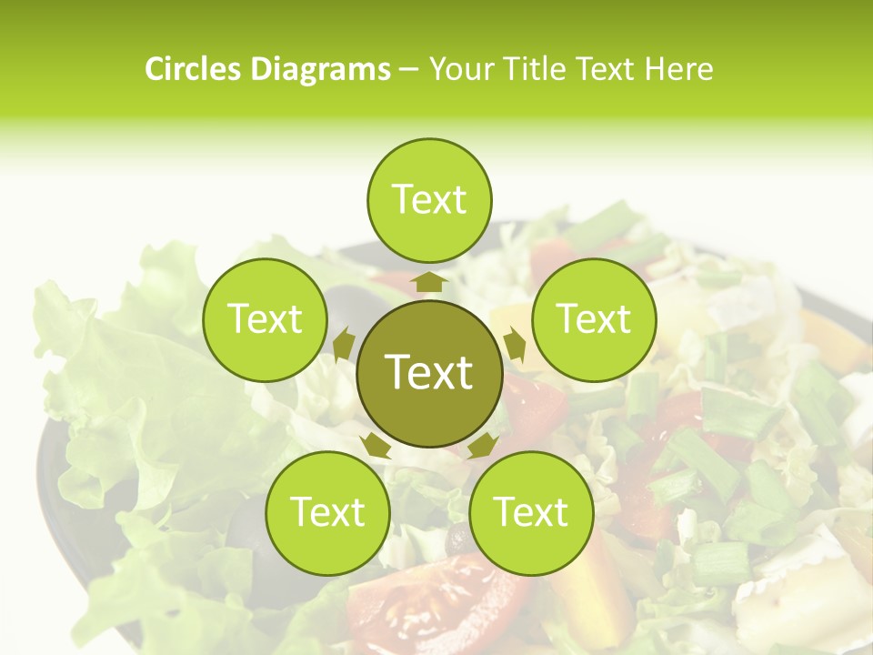 Vegetarian Bright Nutritious PowerPoint Template