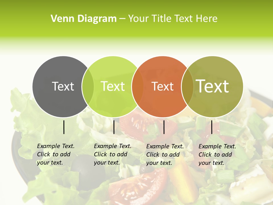 Vegetarian Bright Nutritious PowerPoint Template