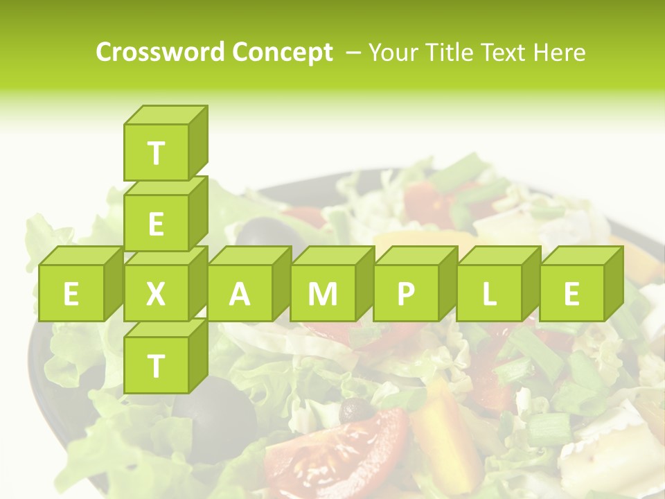 Vegetarian Bright Nutritious PowerPoint Template