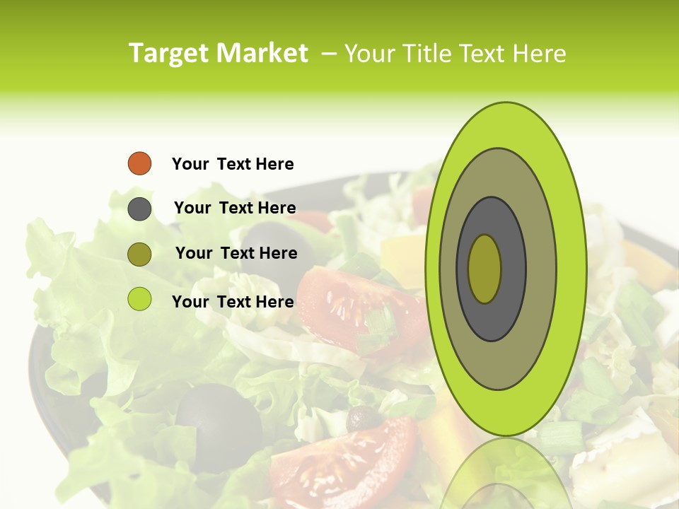 Vegetarian Bright Nutritious PowerPoint Template