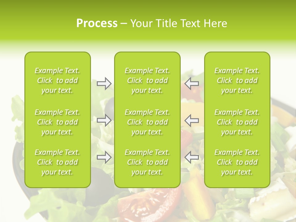 Vegetarian Bright Nutritious PowerPoint Template