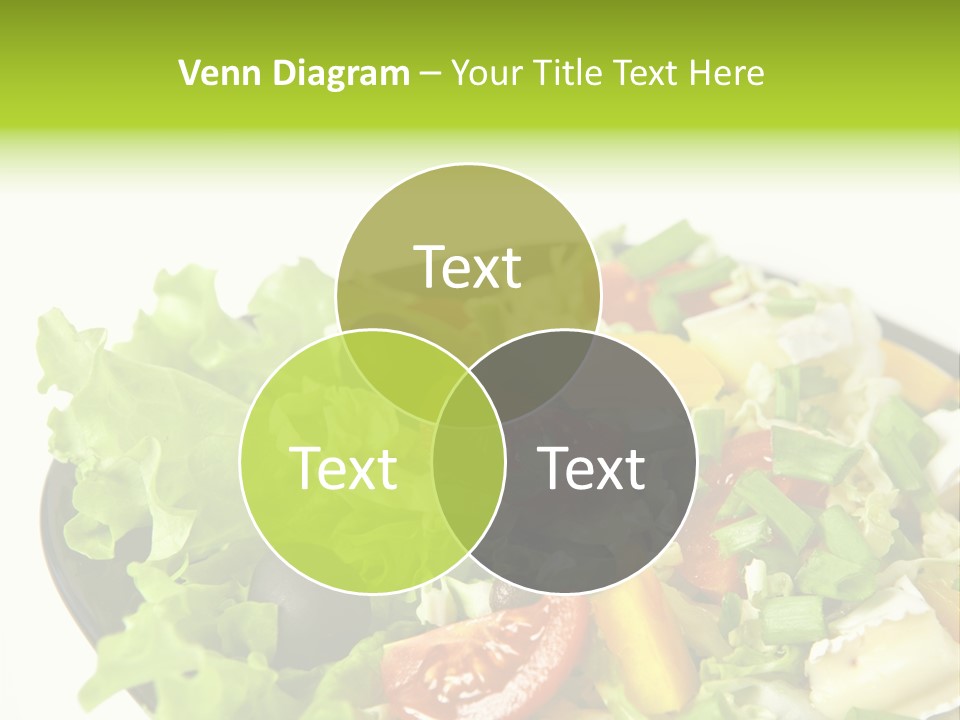 Vegetarian Bright Nutritious PowerPoint Template