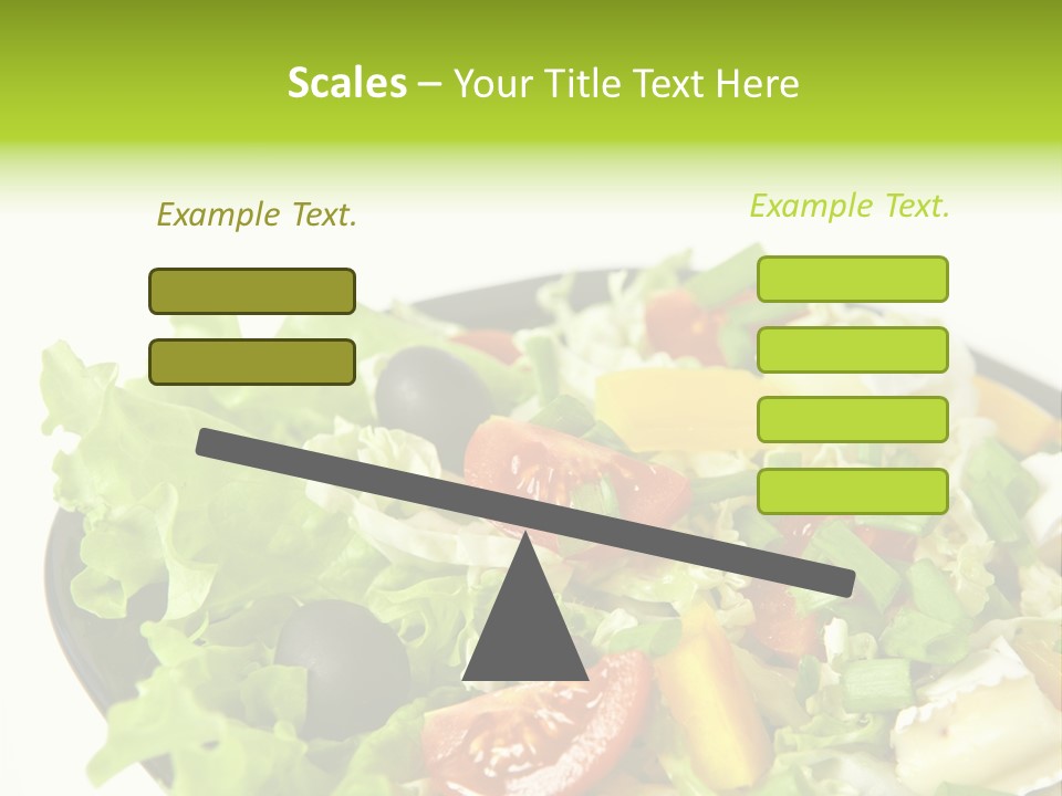 Vegetarian Bright Nutritious PowerPoint Template