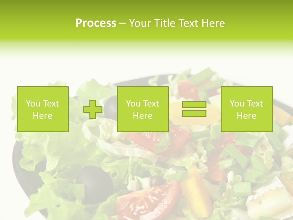 Vegetarian Bright Nutritious PowerPoint Template