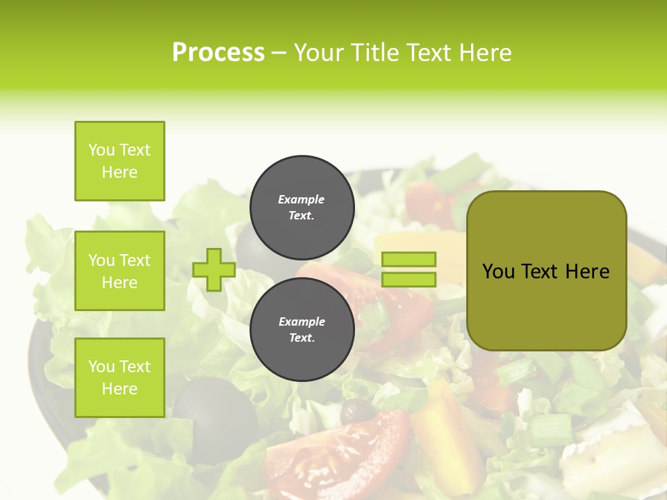 Vegetarian Bright Nutritious PowerPoint Template