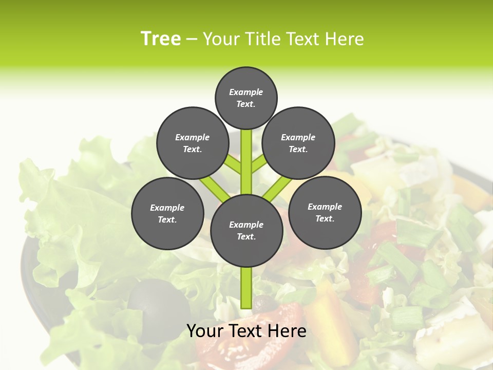 Vegetarian Bright Nutritious PowerPoint Template