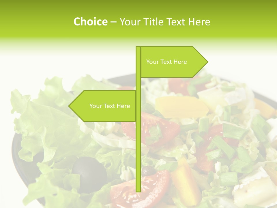 Vegetarian Bright Nutritious PowerPoint Template