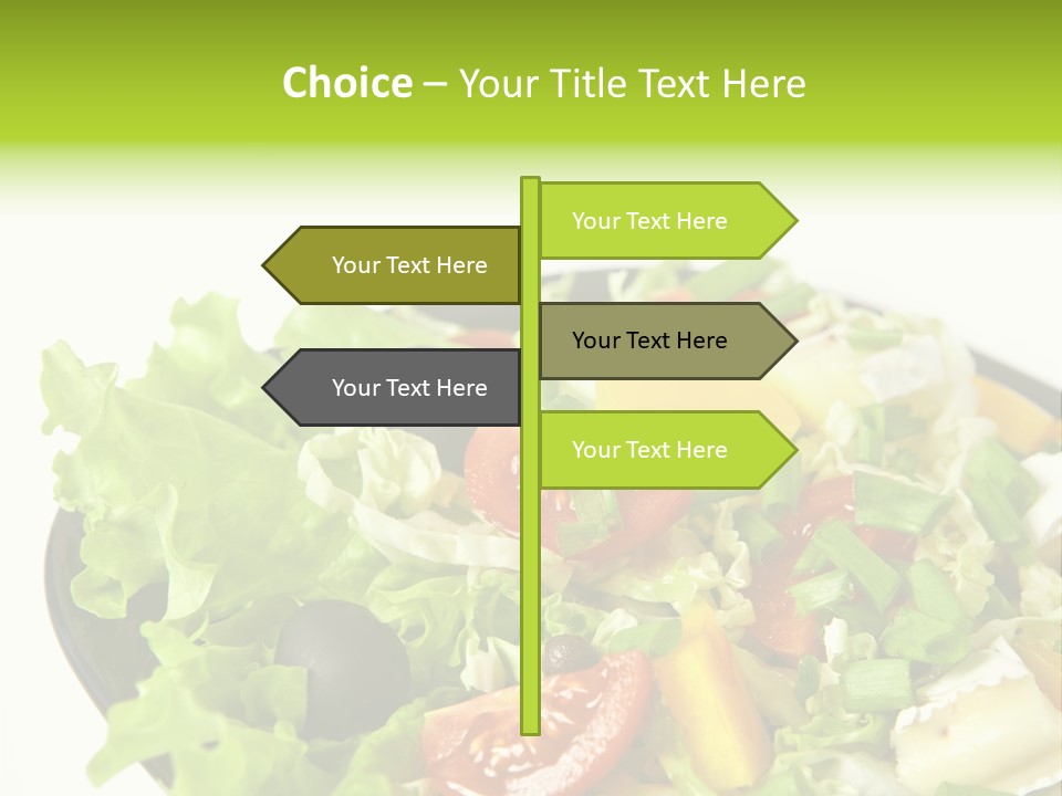 Vegetarian Bright Nutritious PowerPoint Template