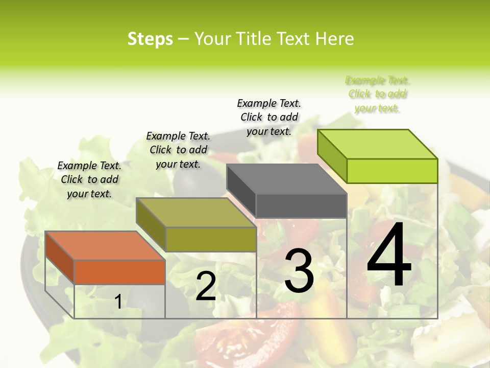 Vegetarian Bright Nutritious PowerPoint Template