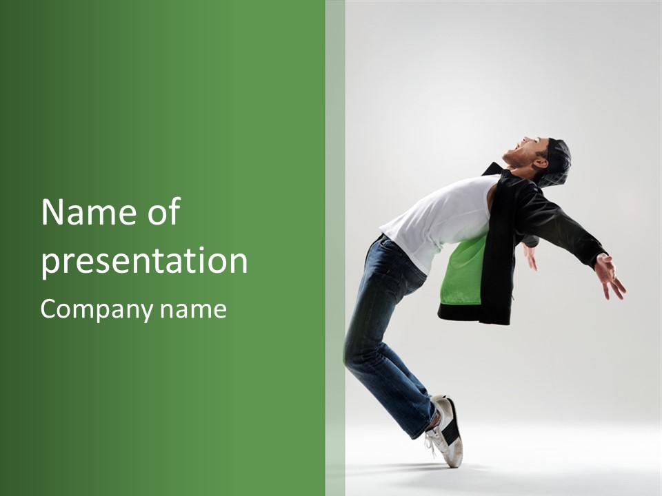 Casual Bend Skill PowerPoint Template