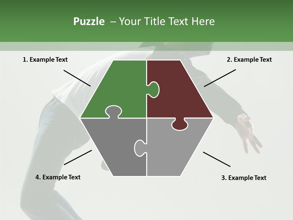Casual Bend Skill PowerPoint Template