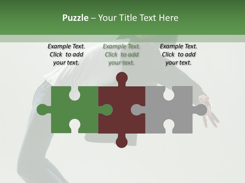 Casual Bend Skill PowerPoint Template