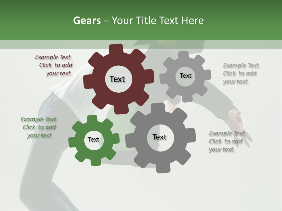 Casual Bend Skill PowerPoint Template