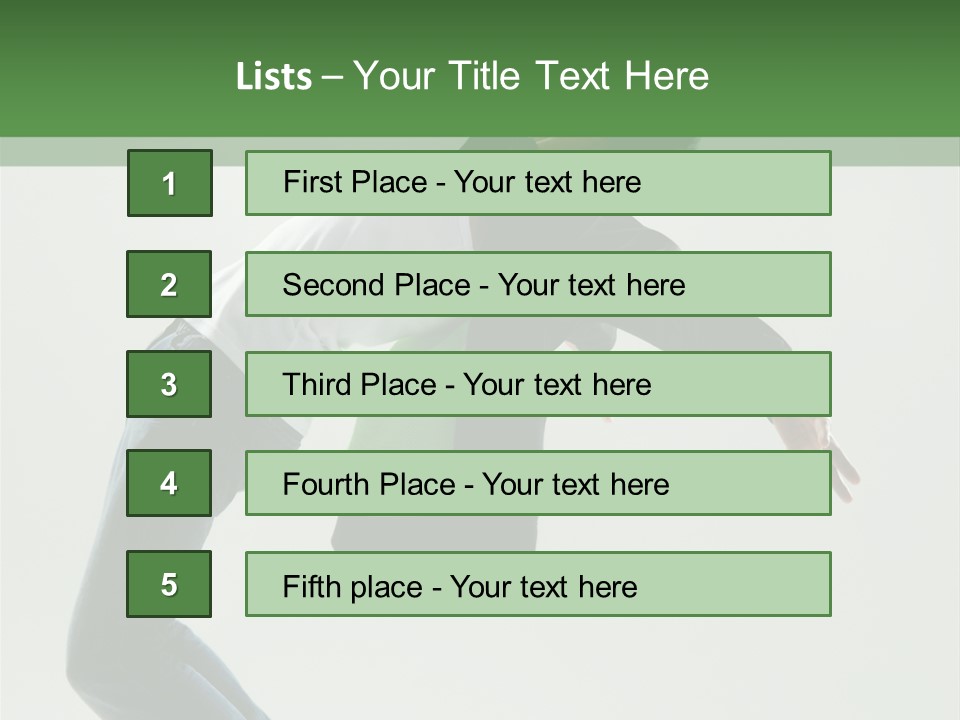 Casual Bend Skill PowerPoint Template