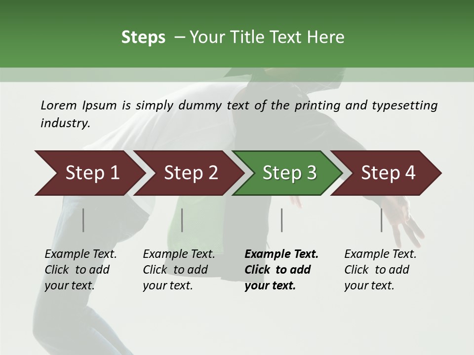 Casual Bend Skill PowerPoint Template