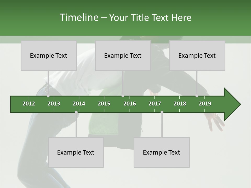 Casual Bend Skill PowerPoint Template