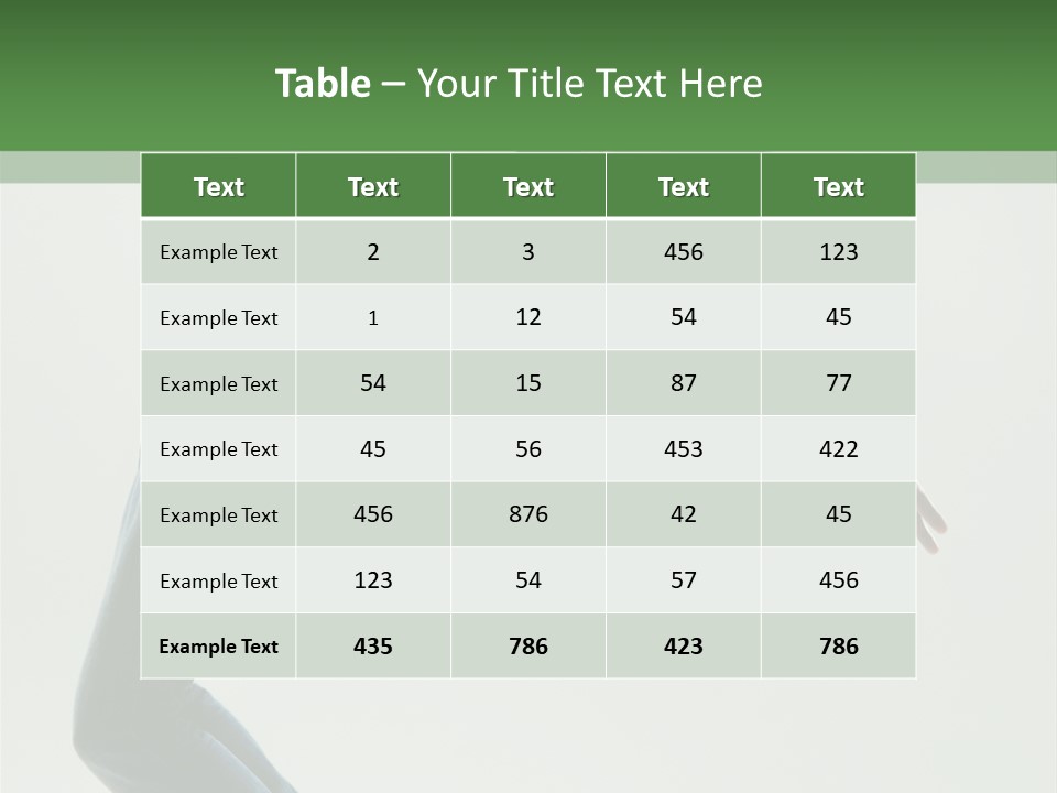 Casual Bend Skill PowerPoint Template