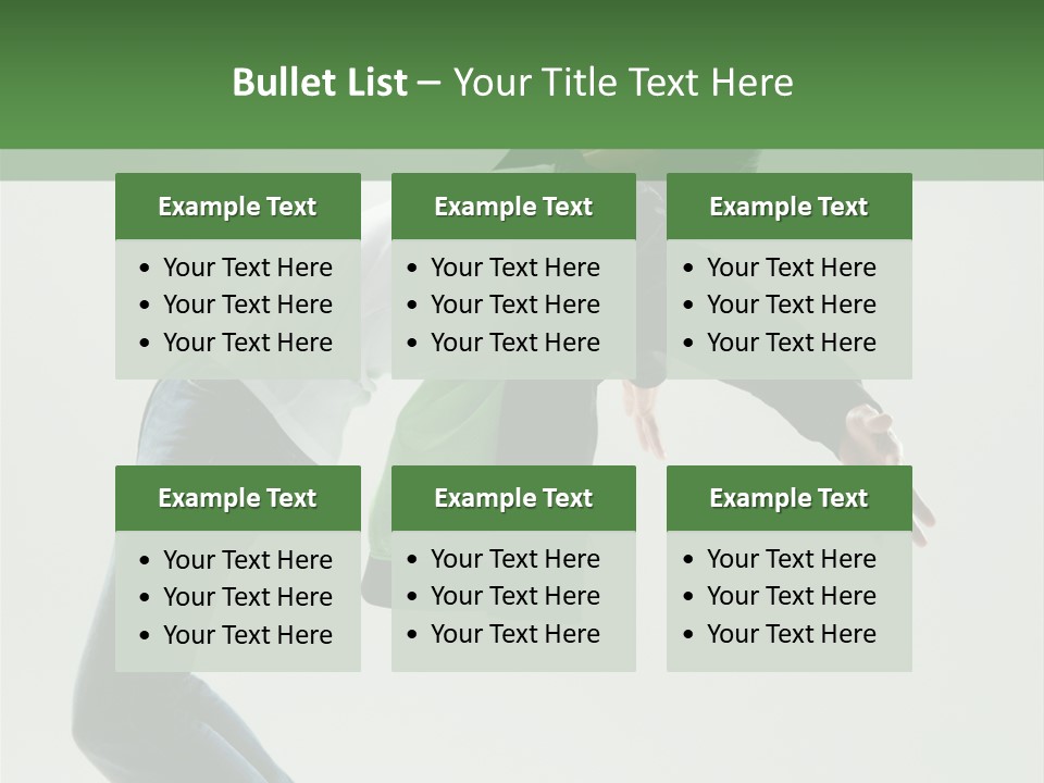 Casual Bend Skill PowerPoint Template