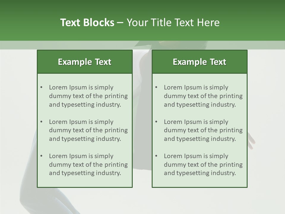Casual Bend Skill PowerPoint Template