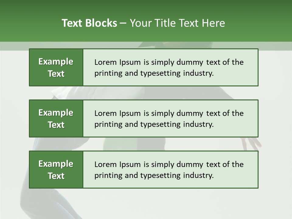 Casual Bend Skill PowerPoint Template