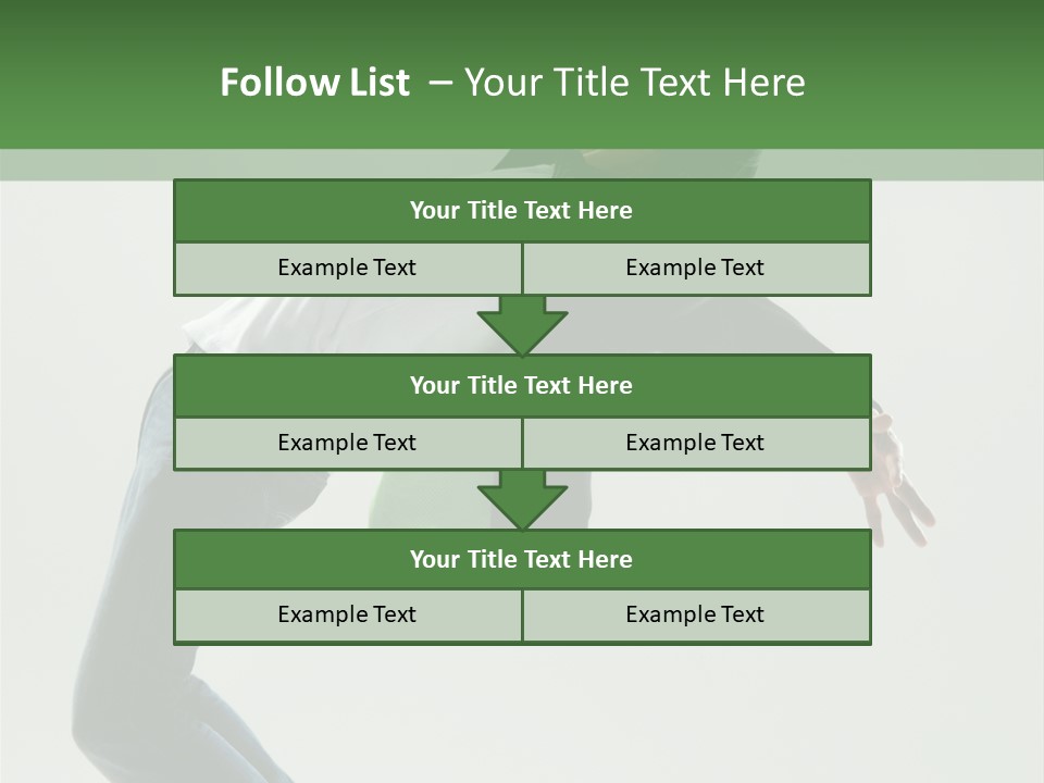 Casual Bend Skill PowerPoint Template