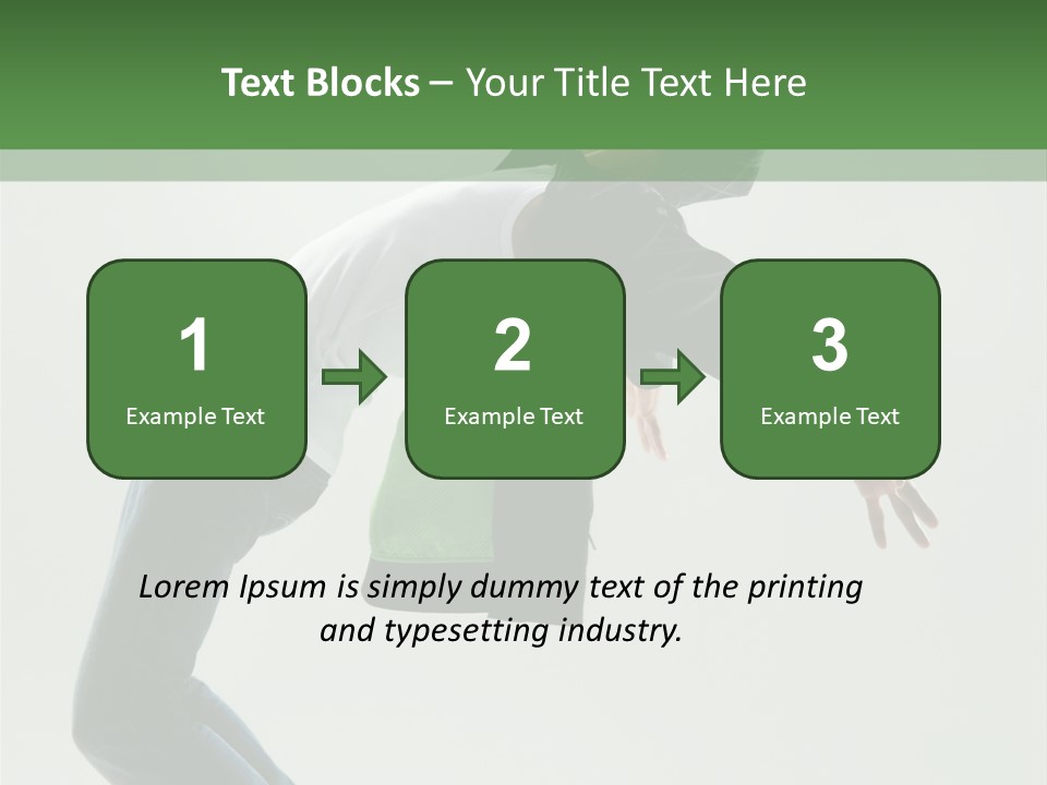 Casual Bend Skill PowerPoint Template