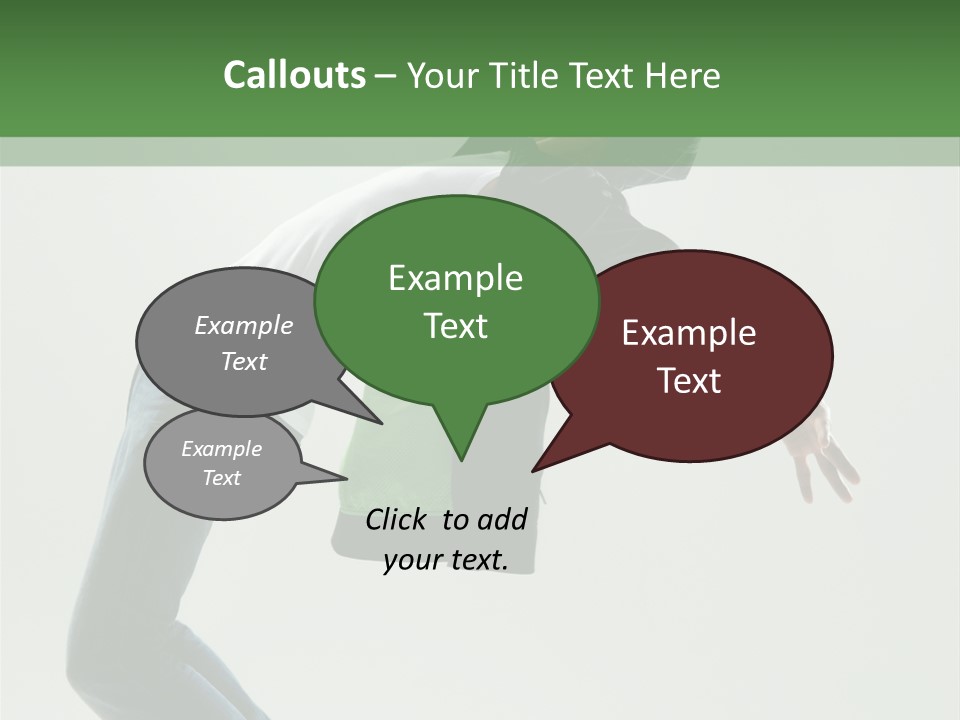 Casual Bend Skill PowerPoint Template