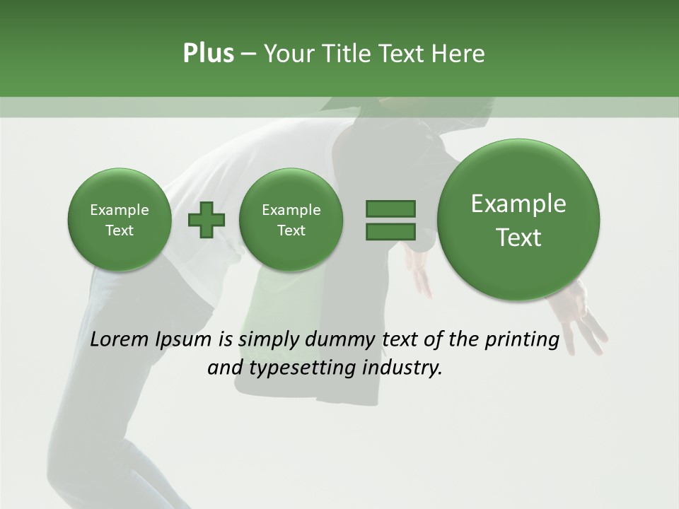 Casual Bend Skill PowerPoint Template