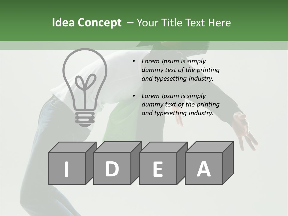 Casual Bend Skill PowerPoint Template