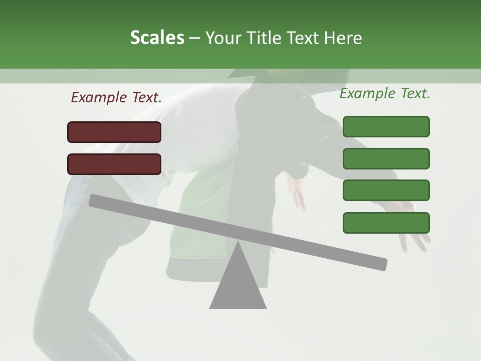 Casual Bend Skill PowerPoint Template