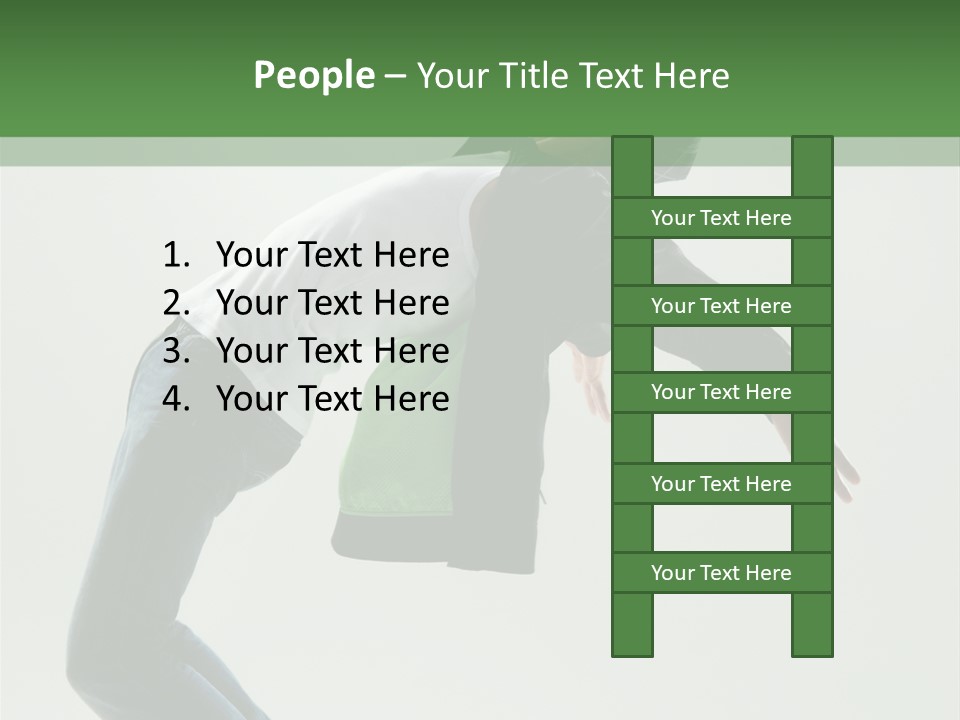 Casual Bend Skill PowerPoint Template