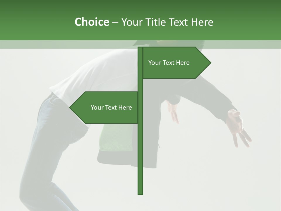 Casual Bend Skill PowerPoint Template