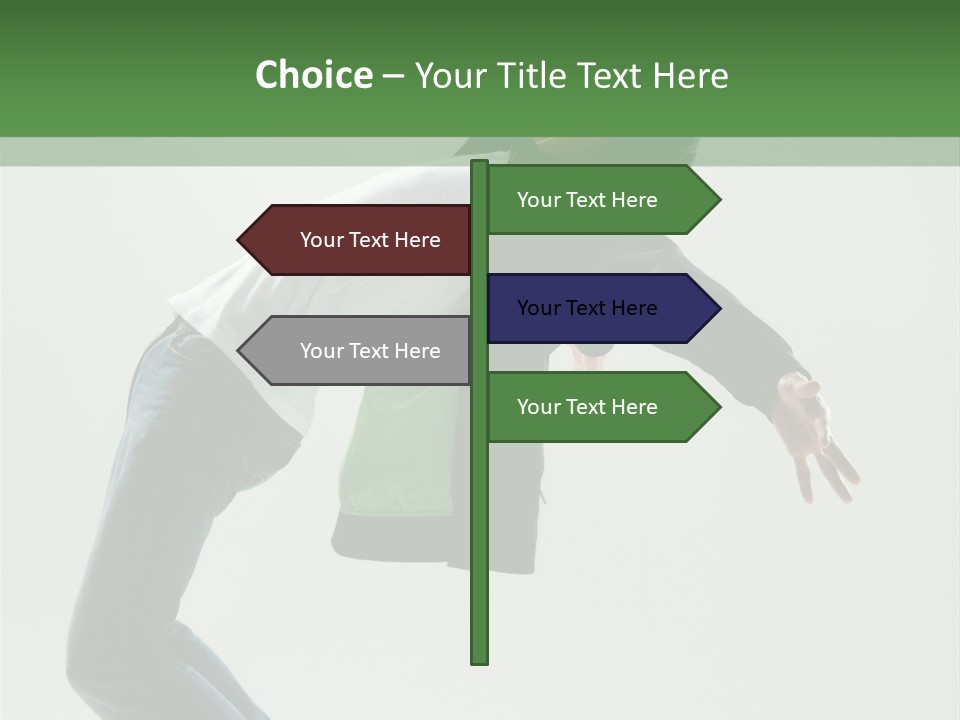 Casual Bend Skill PowerPoint Template