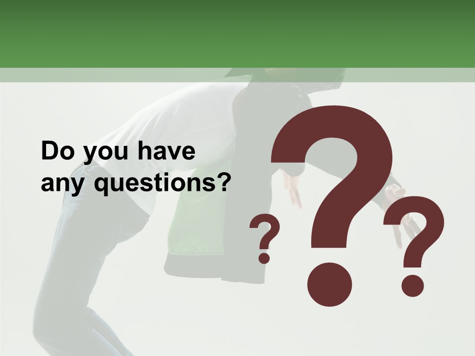 Casual Bend Skill PowerPoint Template