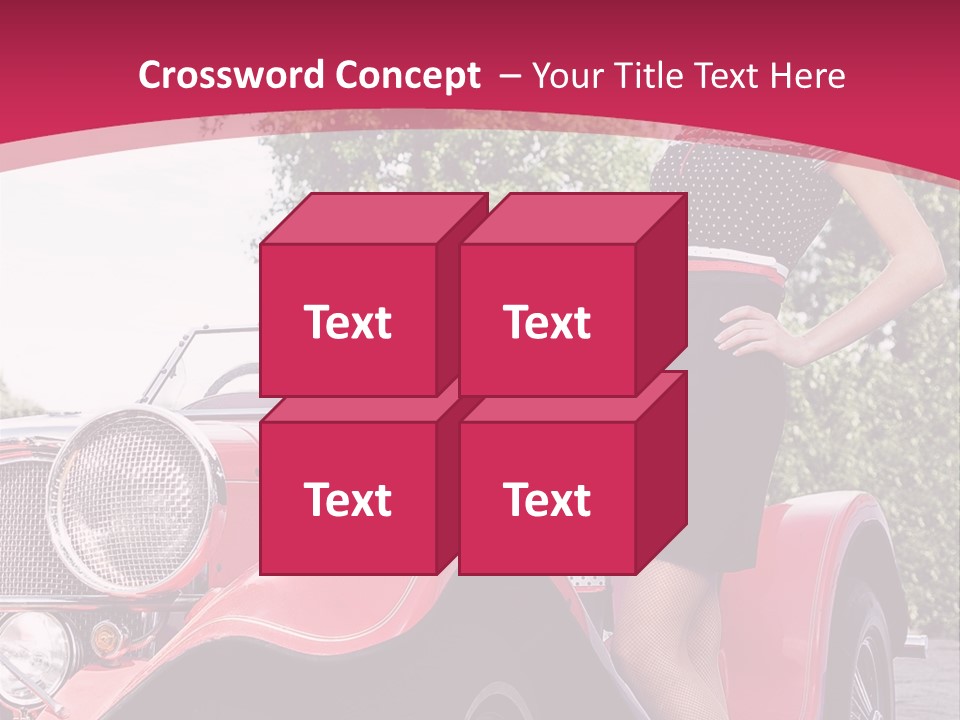 Woman Young Elegance PowerPoint Template