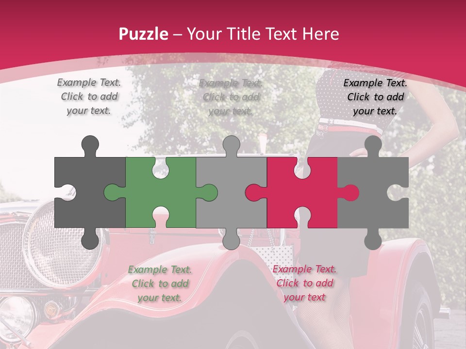 Woman Young Elegance PowerPoint Template