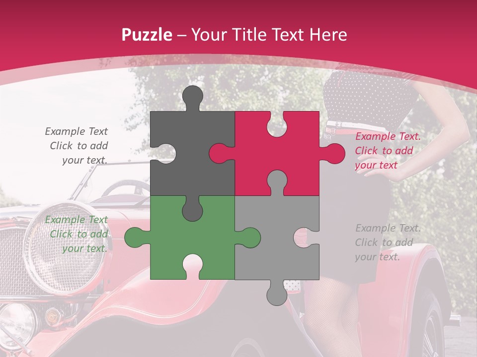 Woman Young Elegance PowerPoint Template