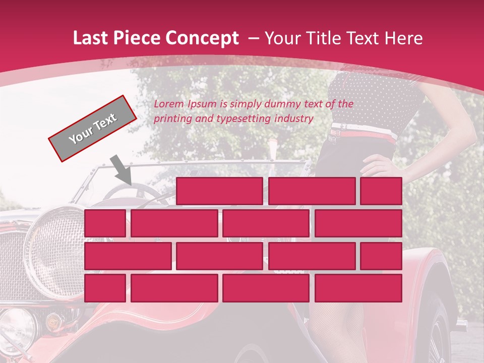 Woman Young Elegance PowerPoint Template