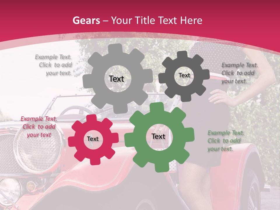 Woman Young Elegance PowerPoint Template