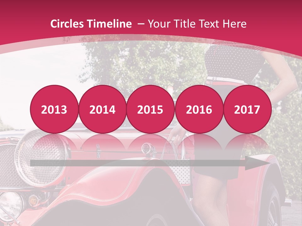 Woman Young Elegance PowerPoint Template