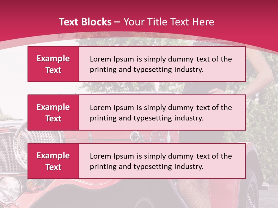 Woman Young Elegance PowerPoint Template