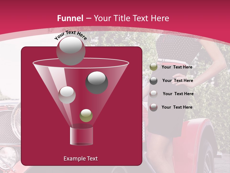 Woman Young Elegance PowerPoint Template